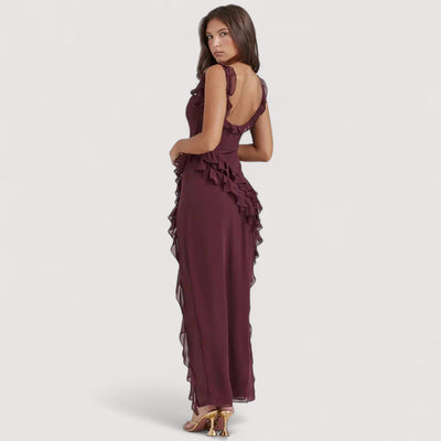 Chloe™ | Maxikleid mit Schlitz