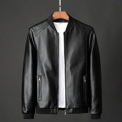 Leder Bikerjacke