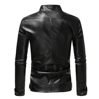 Elegante Herren-Lederjacke