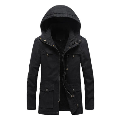 Elegante Winddichte Winterjacke