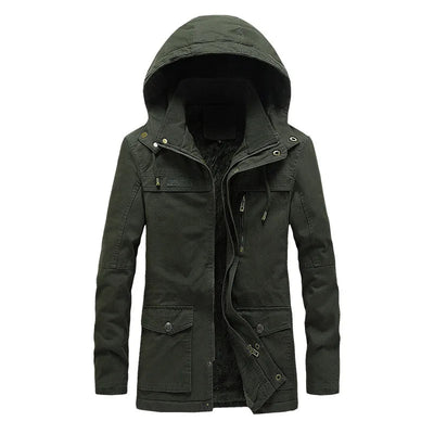 Elegante Winddichte Winterjacke