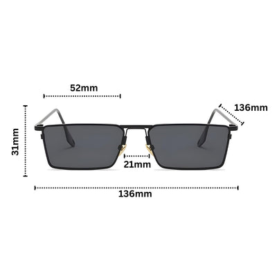 Luminex Avant Sonnenbrille Mit Eckigem Rahmen