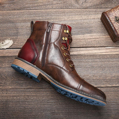 Aaron™ | Premium-Oxford-Stiefel aus Leder