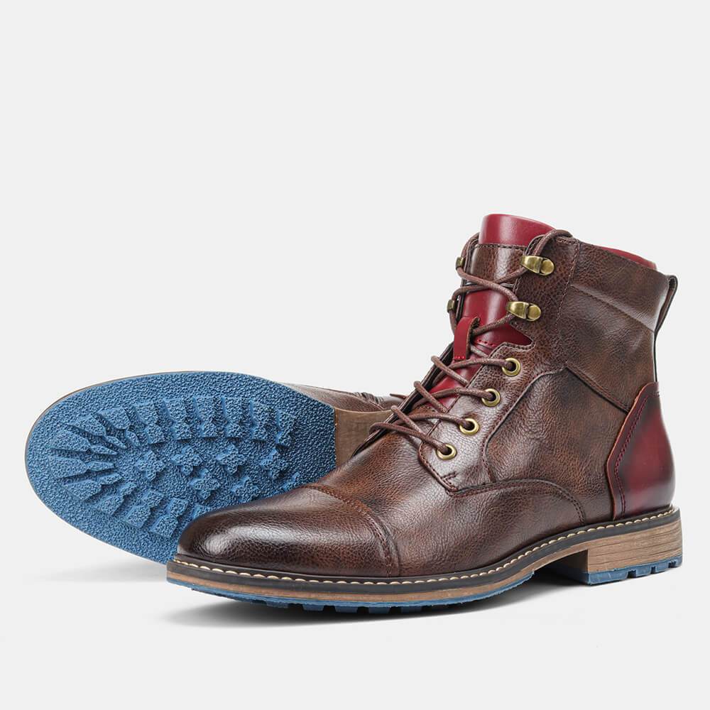 Aaron™ | Premium-Oxford-Stiefel aus Leder