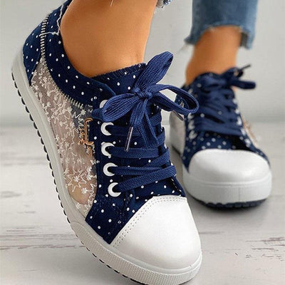 Swinda™| Bequeme Rutschfeste Turnschuhe Mit Polka Dot Muster