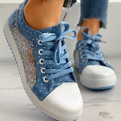 Swinda™| Bequeme Rutschfeste Turnschuhe Mit Polka Dot Muster