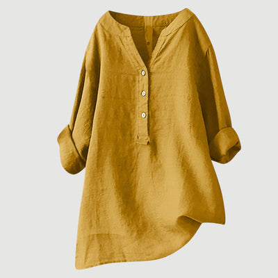 Zarina - Bequeme Leinenbluse