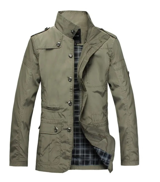 Elegante Winddichte Jacke