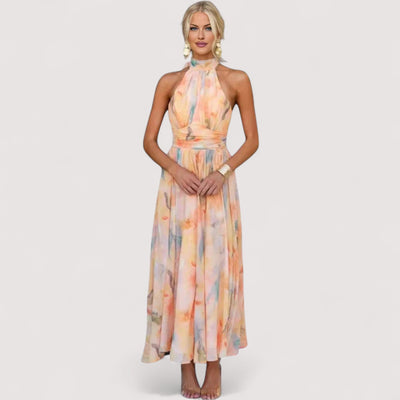 Gitte™ | Neckholder-Maxikleid